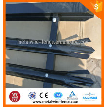 European D and W Head Steel Palisade Fencing